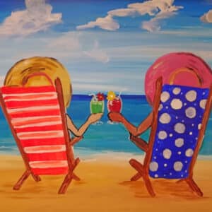 Paint and Sip 09.17.25 - Beachside Besties