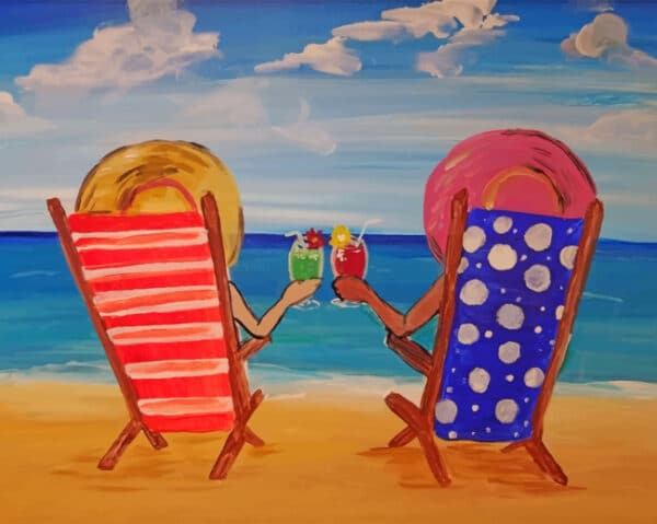 Paint and Sip 09.17.25 - Beachside Besties