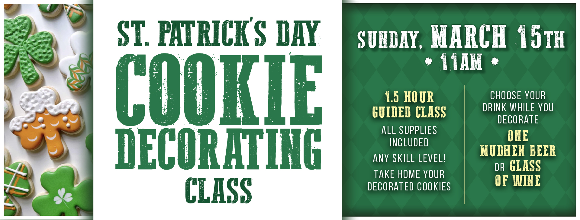 Slider MudHen St Pats Cookie Decorating Class_3.15_2026