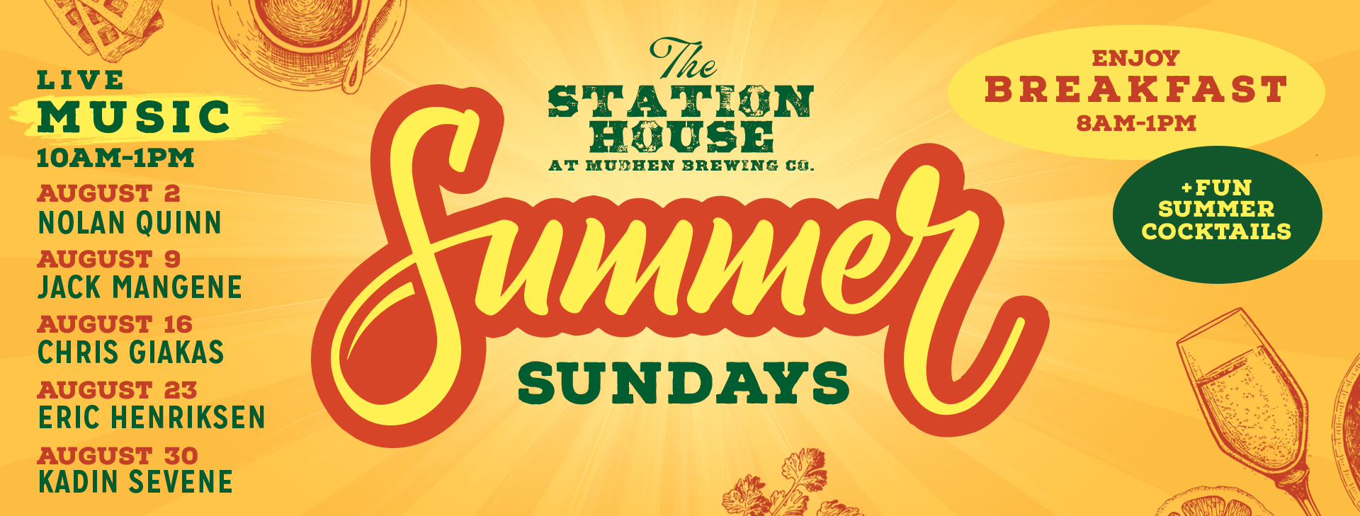 MudHen Summer Sundays 2026_Slider