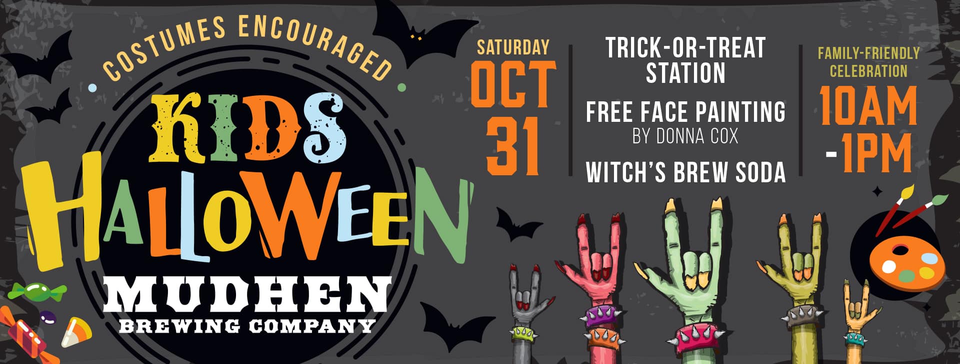 MudHen Kids Halloween_Slider