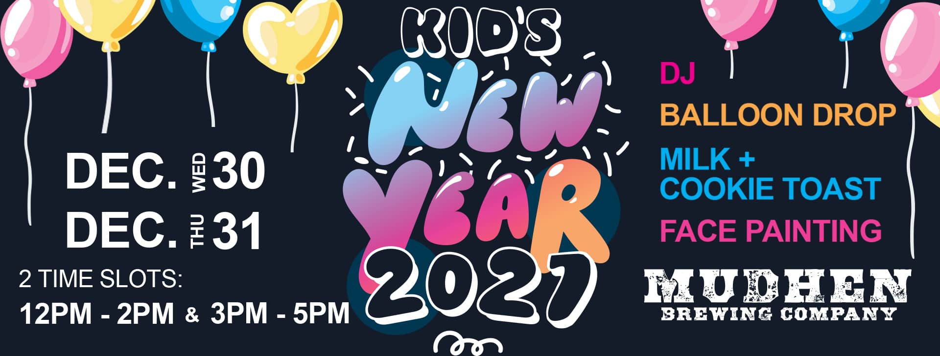 MudHen Kids NYE Slider