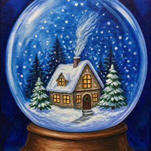 Paint and Sip 12.09.26 - Snow Globe Cottage